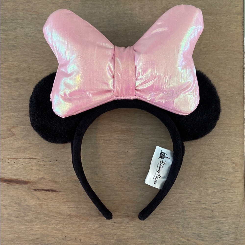 Disney Park Exclusive Light-up Minnie Mouse Pink Bow Mouse Ears Headband